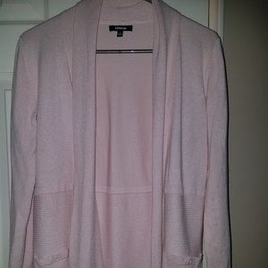 Long pink cardigan